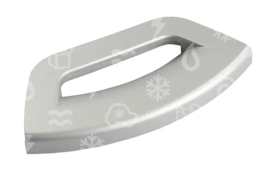 madlo dveří  pračky ARISTON / INDESIT, Aluminium Futura
